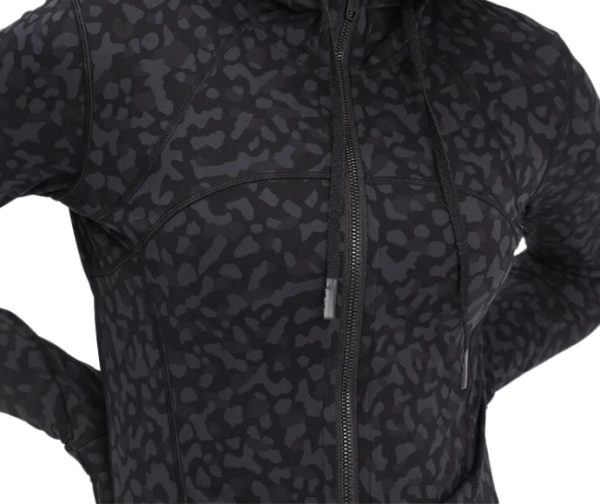 LEOPARD BLACK ACTIVE JACKET - slika 2