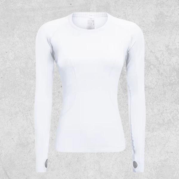 SEAMLESS CORE LS - White